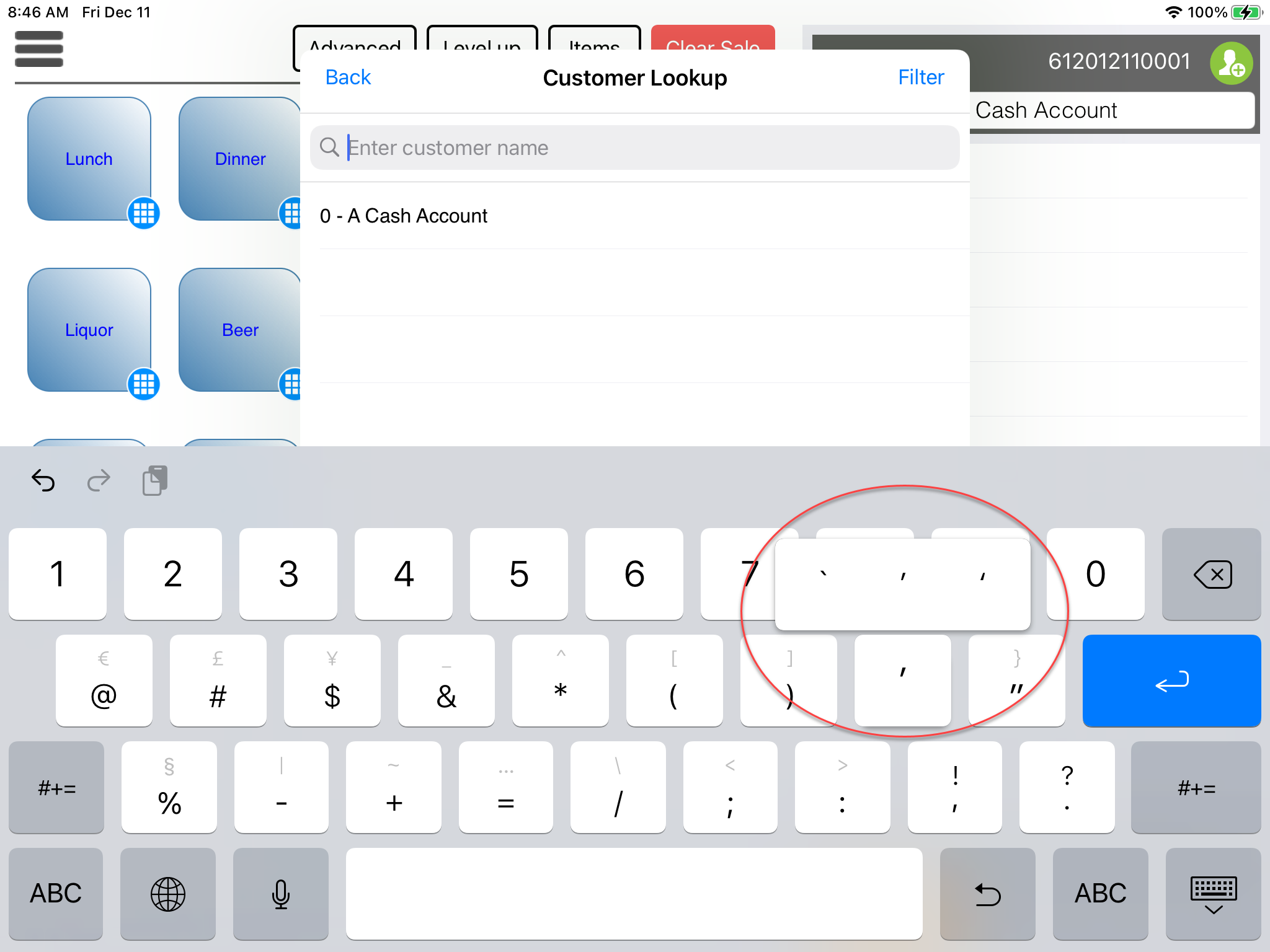 Adjusting Keyboard Setting to Handle Names with an Apostrophe