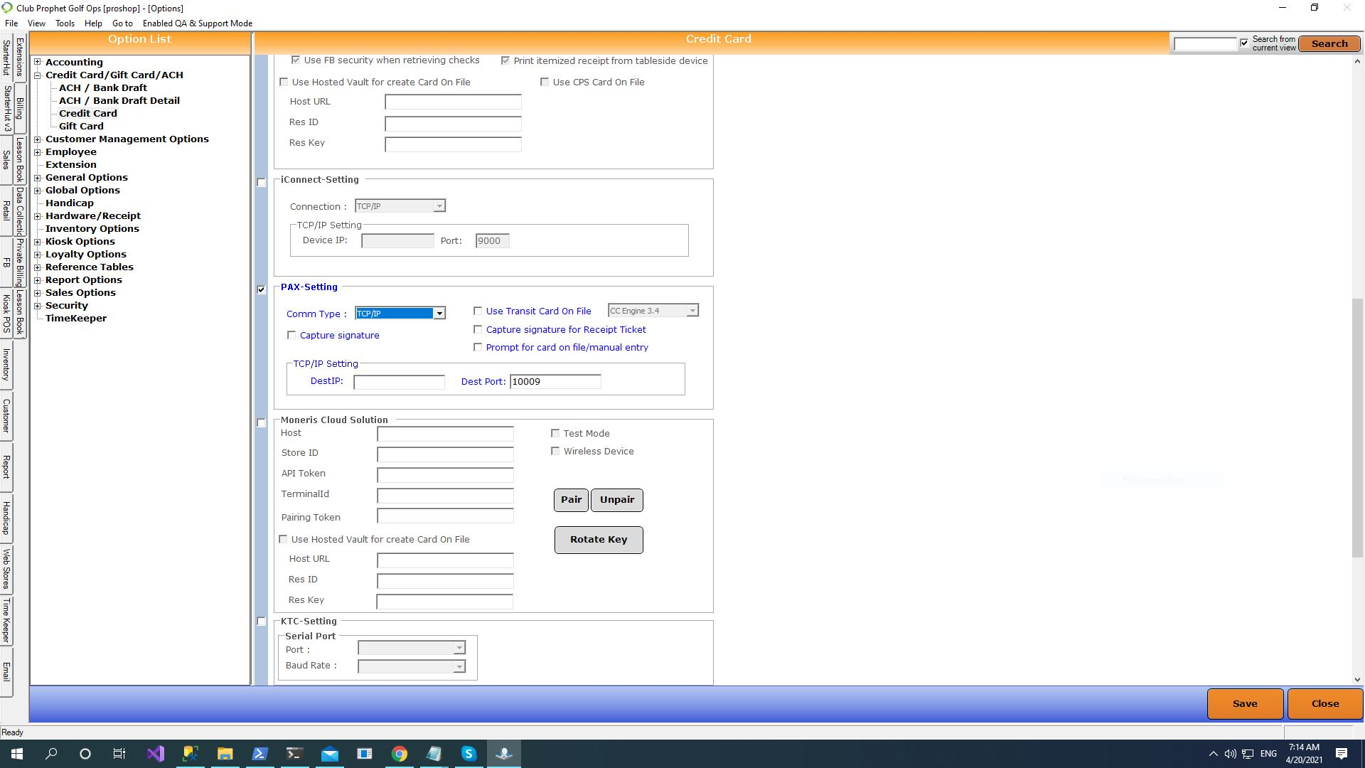 Updated the PAX-Setting Signature Capture